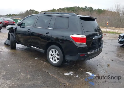 2012 Toyota Highlander Se V6 from USA, damaged, VIN 5TDZK3EH6CS075465